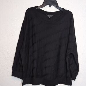 Simply Vera Vera Wang Black Sweater XL wom